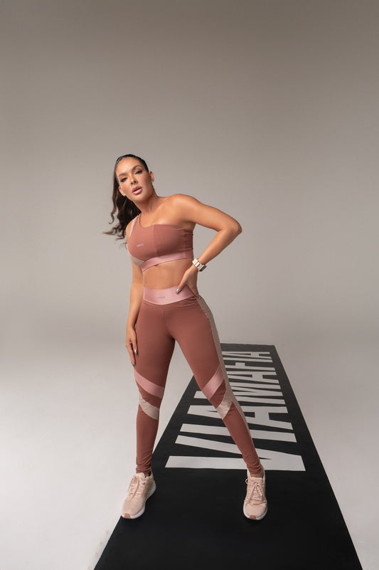 Audacy Sports Bra (Brown)