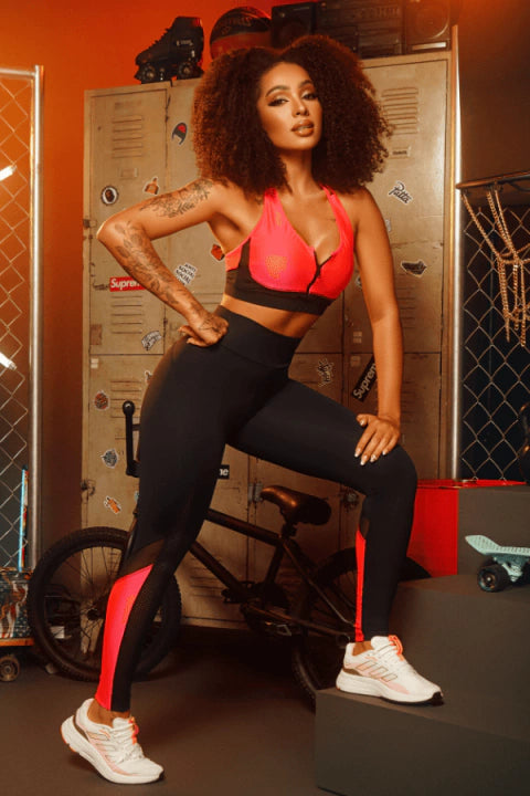 Strong Sports Bra Zip Front