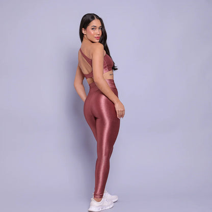 Rose Golden Elegance leggings + top