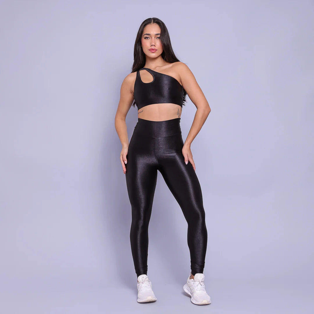 Black Elegance leggings + top