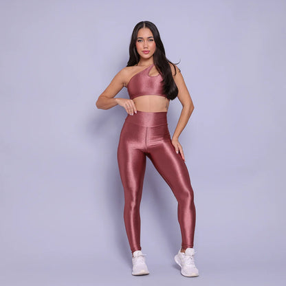 Rose Golden Elegance leggings + top