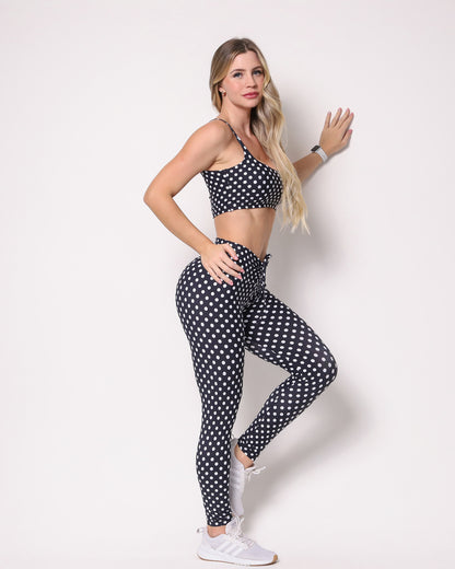 Polka dot Leggings + Top