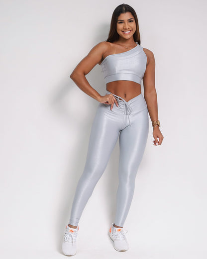 Silver Leggings Set + Top